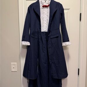 Two Piece Mary Poppins Costume, Girls Size Large